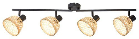 Oczko Rabalux Rattan 3136 czarny matowy