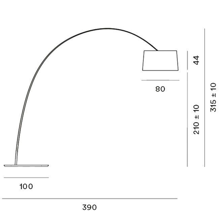 Lampa podłogowa Foscarini 275013-67 Twice as Twiggy