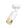 Lampa sufitowa HIRO 1 WH/GOLD Emibig 963/1 biały/złoty