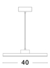 Lampa wisząca Luces Exclusivas ACAYO - czarny mat LE43329