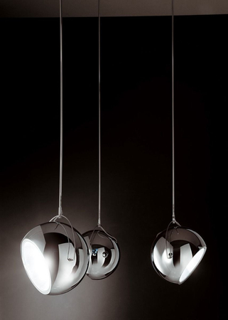 Lampa wisząca Fabbian D57A0715 Beluga Steel D140 Ø14cm Cromoto