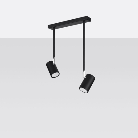 Sollux Lighting Plafon NORANO 2 czarny SL.1075