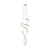 Lampa wisząca Zuma Line MD3127-2M-3GT COCO LAMPA WISZĄCA ZŁOTA/GOLD