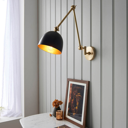 Kinkiet Endon Lighting Lehal 93142 mosiądz