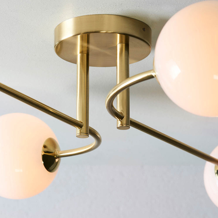 Lampa sufitowa Endon Lighting Otto 75959 mosiądz