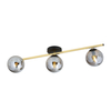 Lampa sufitowa SPLENDI 3 Emibig 1246/3 czarny/złoty