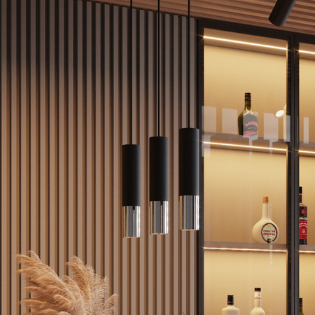 Sollux Lighting Kinkiet LOOPEZ czarny/chrom SL.0938