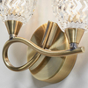 Kinkiet Endon Lighting Boyer BOYER-2WBAB-L mosiądz