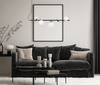 Lampa wisząca Italux Reverso PND-5622-5-BK-W Czarny, złoty