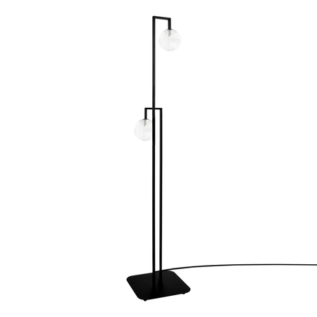 Lampa podłogowa Kaja PARMA K-5764 transparentny, czarny