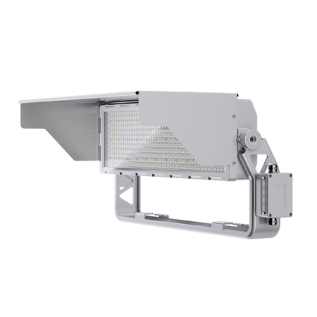 Wysokomasztowa lampa LED Greenie Mastray 30° 500W 170lm/W do precyzyjnego oświetlenia dużych powierzchni 5000K