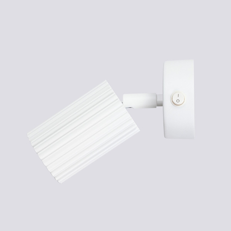 Sollux Lighting Kinkiet KARBON biały z włącznikiem SL.1541