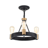 Lampa wisząca / Półplafon Silas - 3 źródła światła Quintiesse QN-SILAS-3P-DZ