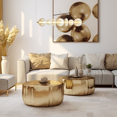 Milagro Lampa wisząca DAPHNE AMBER 40W ML0349 ZŁOTY