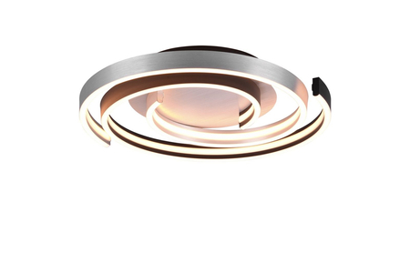 Lampa sufitowa Trio 641910205 czarny/srebrny