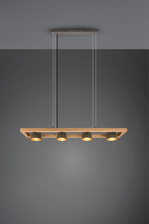 Lampa wisząca Trio 301900467 srebrny