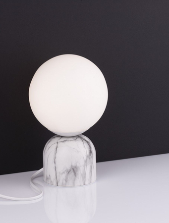 Lampa stołowa Luces Exclusivas ORILLA - biały marmur LE43440