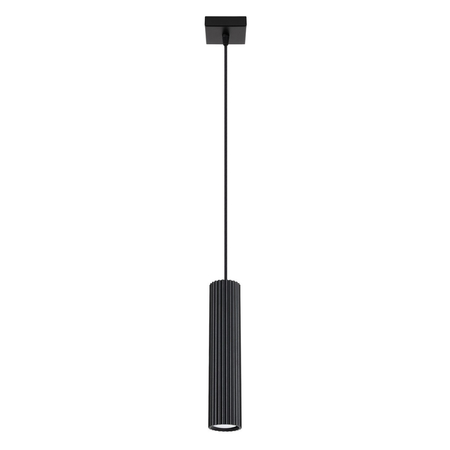 Sollux Lighting Lampa wisząca KARBON 1 czarny SL.1573