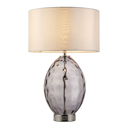 Lampa stołowa Endon Lighting Elin Dimple 99581 nikiel