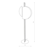 Lampa podłogowa SUNSET Nowodvorski 7647 drewniany