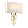Kinkiet Elstead Lighting Rosa mosiądz ROSA-LARGE-AB