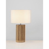 Lampa stołowa Luces Exclusivas ONTAREZ LE45381 drewno jasne i ciemne, biały