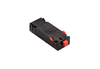 Łącznik szynowy BETA TRACK MAGNETIC 230V STRAIGHT CONNECTOR ELECTRIC BK Azzardo AZ5152 czarny