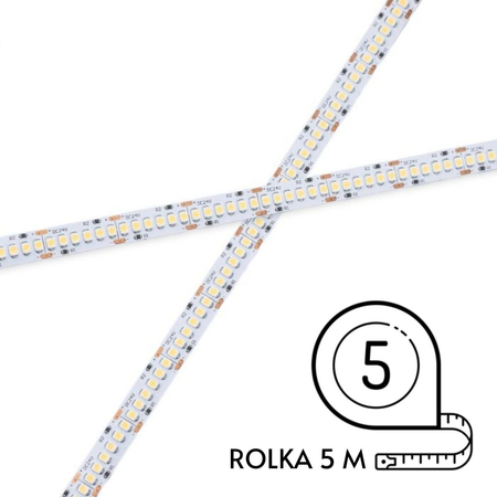 Taśma LED 240 diod 2835SMD 18,8W/mb, 24 Biała Naturalna Rolka 