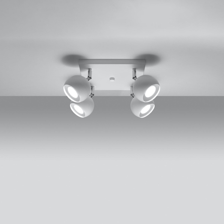 Sollux Lighting Plafon OCULARE 4 biały SL.0440