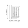 Kinkiet Endon Lighting Easton 76259 nikiel