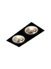 Oprawa podtynkowa AQform 31912-0000-T8-PH-12 SQUARES 111x2 trimless Czarny struktura