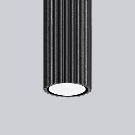 Sollux Lighting Plafon KARBON 30 czarny SL.1570