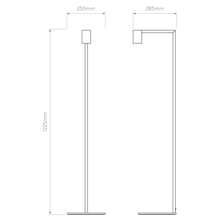 Lampa podłogowa Astro Ascoli Floor 1286155 Brązowy