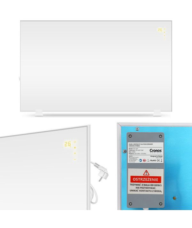 Panel grzewczy Cronos Hybrid z WiFi i pilotem 720W