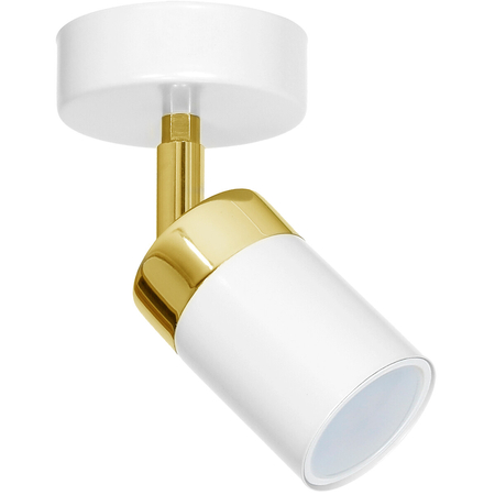 Milagro Kinkiet Joker 1xGU10 Biały/Złoty MLP6128 Biel / Złoto