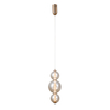 Lampa wisząca Italux PND-34359-3V-HBR-AMB złoty
