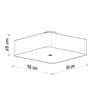 Sollux Lighting Plafon LOOPEZ czarny/chrom SL.0939