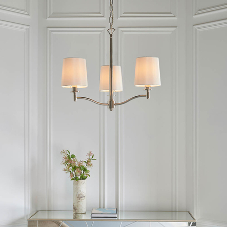 Endon Lighting Lampa wisząca 95828 biały/chrom