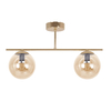 Lampa sufitowa Kaja GRAND K-5411 złoty, bursztynowy