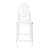 Krzesło barowe VICTORIA 65 cm transparentne