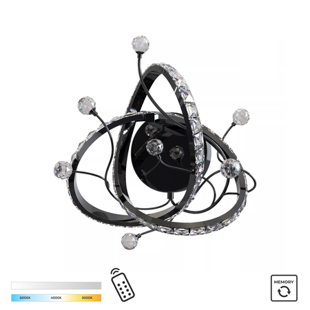 Kinkiet Zuma Line MB3481-1-3BCT MAIA KINKIET CZARNY/BLACK