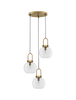 Lampa wisząca Luces Exclusivas BANES złoty LE42655
