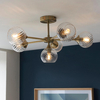 Lampa sufitowa Endon Lighting Allegra 103171 mosiądz