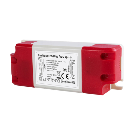 Eko-Light ZASILACZ LED 15W IP44 EKZAS0419