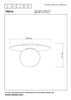 Lampa sufitowa Lucide TRICIA 79187/01/30 czarny