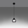 Sollux Lighting Lampa wisząca ALINO 1 czarna SL.1141