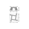 Lampa sufitowa Zuma Line MX3274-4-3BCT TULA LAMPA SUFITOWA CZARNA/BLACK