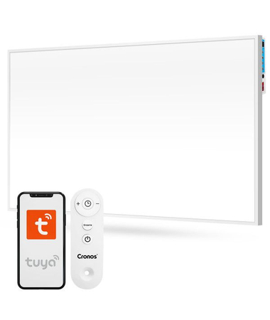 Panel grzewczy Cronos z WiFi i pilotem 720W kolor ramki biały