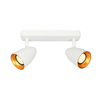 Spot Italux SPL-36748-2-WH-GD Biały, złoty