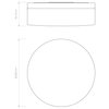 Lampa sufitowa Astro Sabina 280 1292003 Polerowany Chrom
